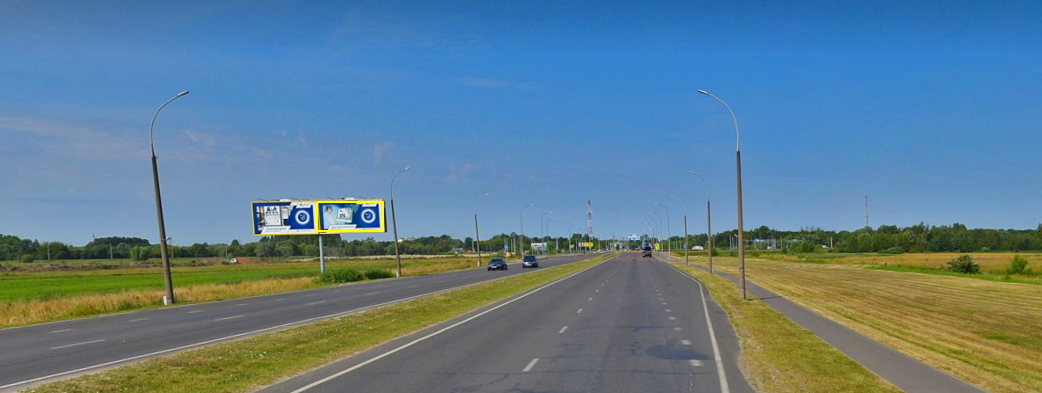 Брест, Варшавское шоссе (остановка "В Город") сторона В1. Изображение 0.