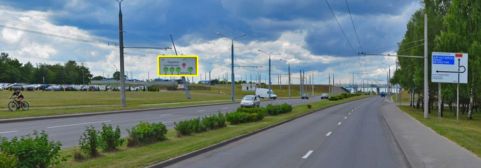 Гродно, Славинского, тер., прилег.к повороту на парковку филиала "Завод Химволокно" ОАО "Гродно Азот" сторона B. Изображение 0.