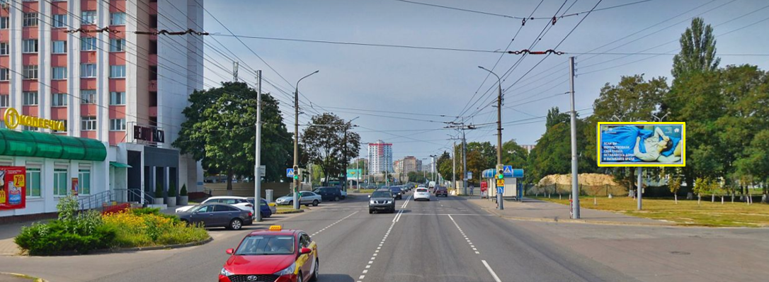 Гомель, Октября пр. (ост. "Технический университет имени Сухого") сторона A. Изображение 0.