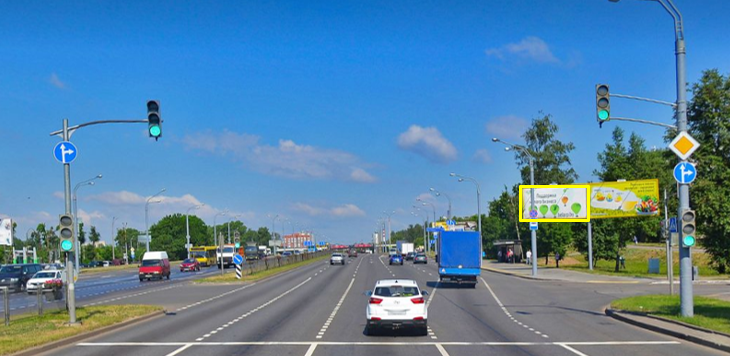 Минск, Партизанский пр.-ул.Молодежная сторона A1. Изображение 0.