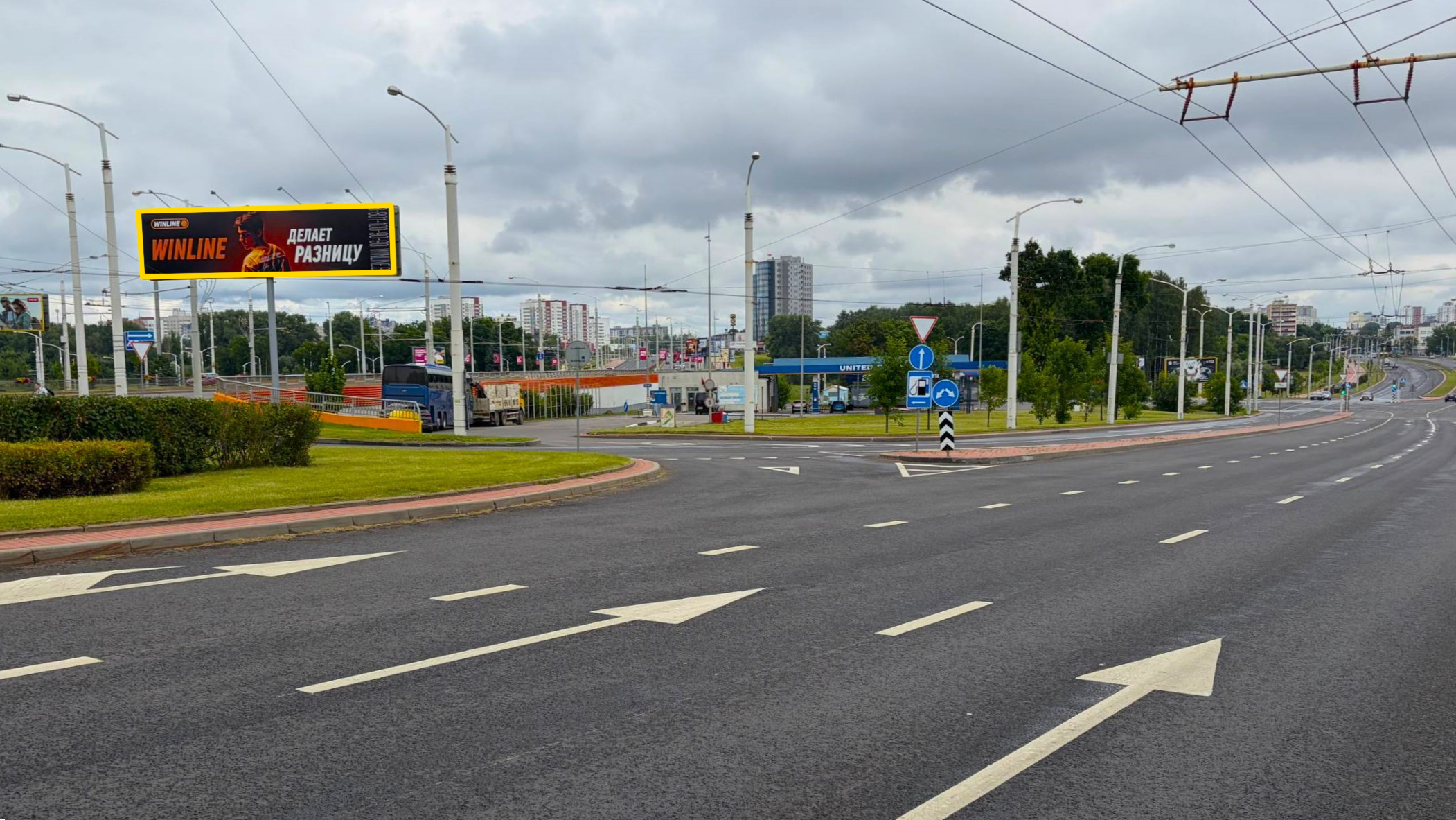 Минск, Дзержинского пр-т - Железнодорожная ул. сторона A2. Изображение 1.
