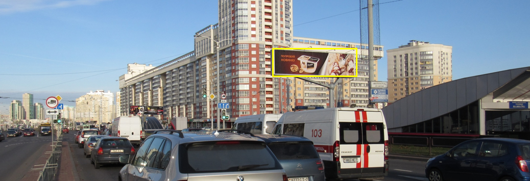 Минск, Дзержинского пр. (напротив ТЦ "Простор") сторона A3. Изображение 0.