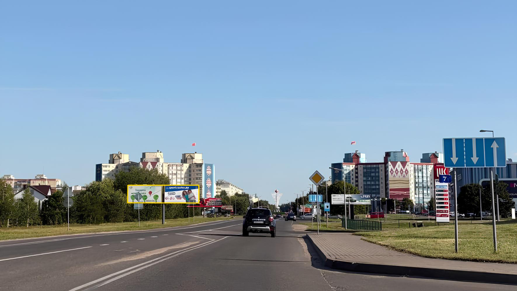 Солигорск, Мира пр. (въезд в город) сторона В1. Изображение 0.
