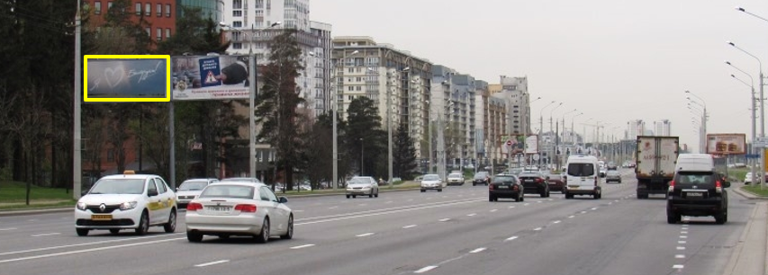 Минск, Независимости пр. (Московское шоссе) сторона В2. Изображение 0.