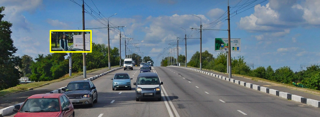 Гомель, Космонавтов пр. (съезд с моста) сторона B. Изображение 0.