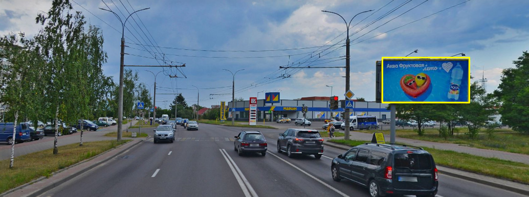 Брест, Суворова ул. (АЗС "Лукойл") сторона A. Изображение 0.