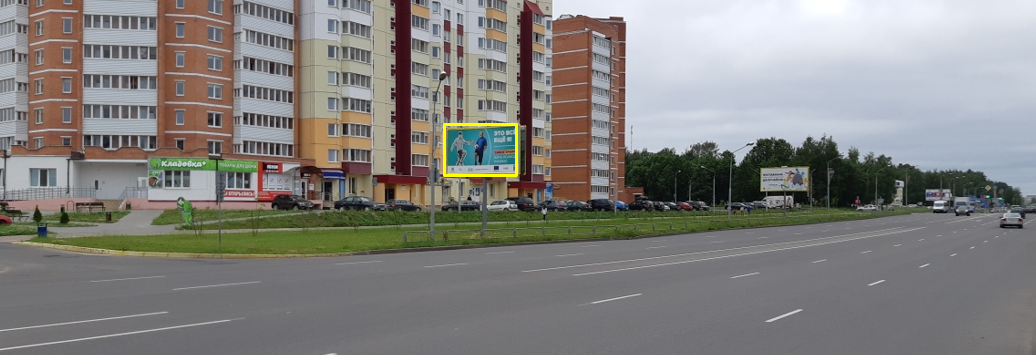 Новополоцк, Молодежная ул. (перед заездом к ТЦ "Квартал"), №1 сторона B. Изображение 0.